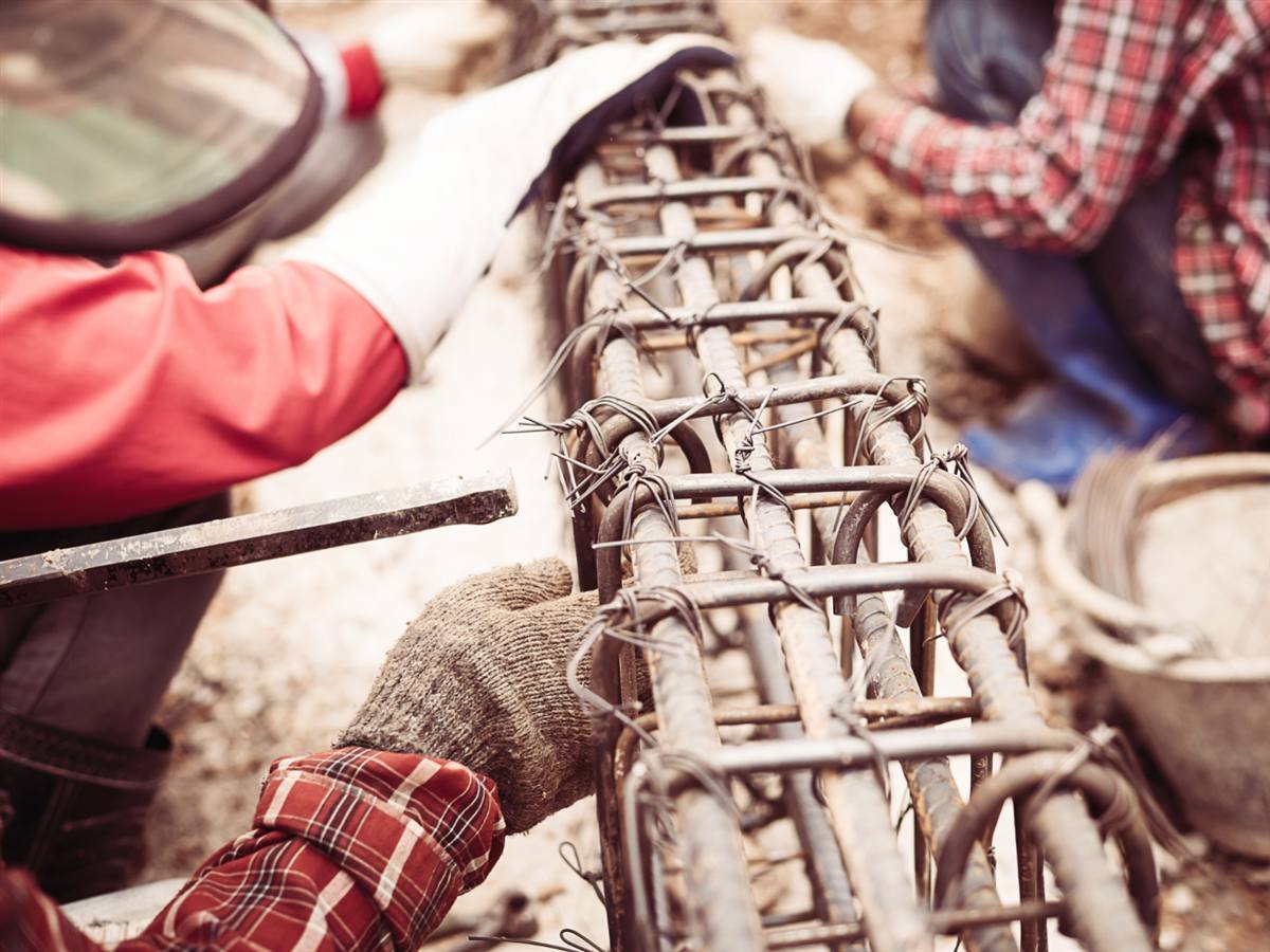 Construction site work